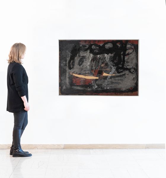 Antoni Tapies : Sinuositat  - Asta Arte moderna e contemporanea - Associazione Nazionale - Case d'Asta italiane