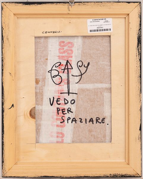 Bruno Ceccobelli : Vedo per spaziare  - Asta Arte moderna e contemporanea - Associazione Nazionale - Case d'Asta italiane
