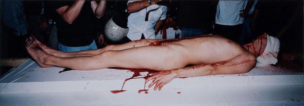 Hermann Nitsch : Santa Lucia 77. Blut. Opfer. Operation.  - Asta Arte moderna e contemporanea - Associazione Nazionale - Case d'Asta italiane