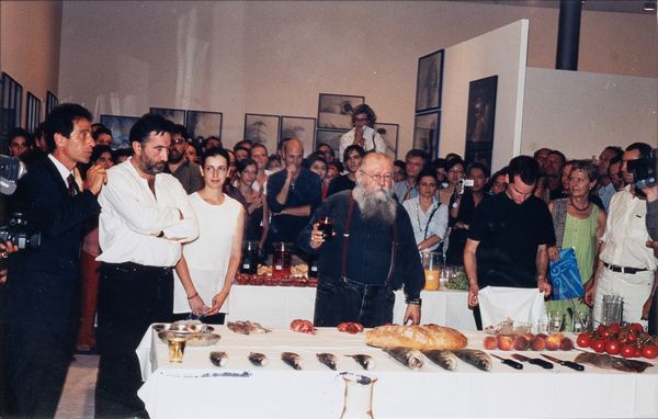 Hermann Nitsch : Santa Lucia 77. Blut. Opfer. Operation.  - Asta Arte moderna e contemporanea - Associazione Nazionale - Case d'Asta italiane