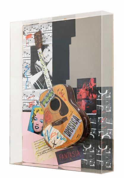 Giuseppe Chiari : Chitarra  - Asta Arte moderna e contemporanea - Associazione Nazionale - Case d'Asta italiane