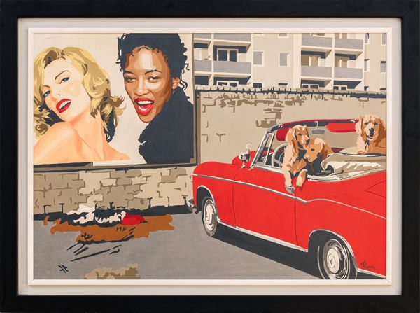 SILVIA  PAPAS : Scorcio di citt�  - Asta Arte moderna e contemporanea - Associazione Nazionale - Case d'Asta italiane