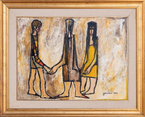 GIUSEPPE GAMBINO : Girotondo  - Asta Arte moderna e contemporanea - Associazione Nazionale - Case d'Asta italiane