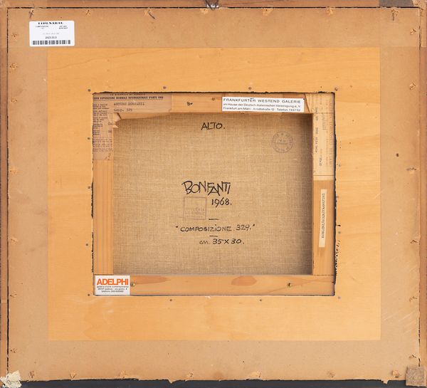 ARTURO  BONFANTI : Composizione  - Asta Arte moderna e contemporanea - Associazione Nazionale - Case d'Asta italiane