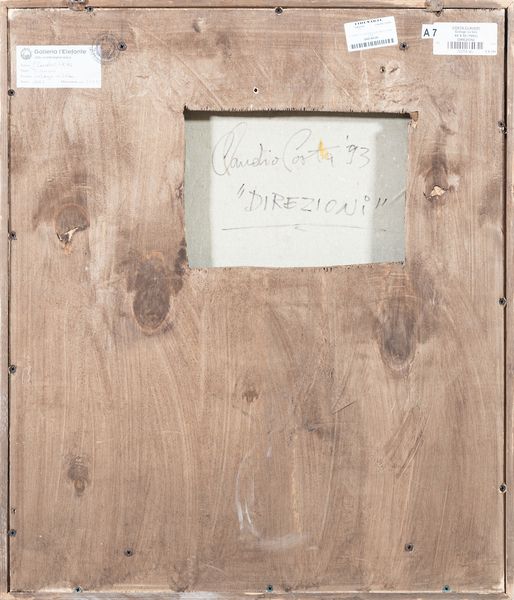 CLAUDIO  COSTA : Direzioni  - Asta Arte moderna e contemporanea - Associazione Nazionale - Case d'Asta italiane