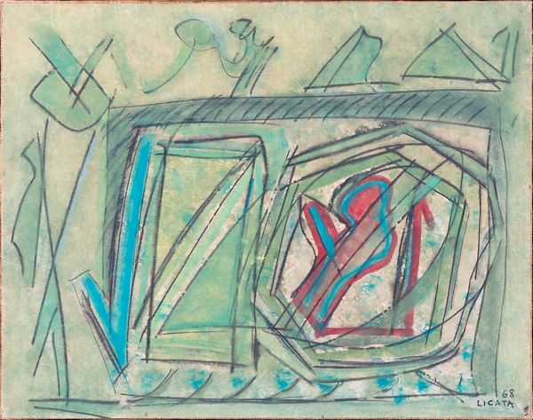 RICCARDO LICATA : senza titolo  - Asta Arte moderna e contemporanea - Associazione Nazionale - Case d'Asta italiane