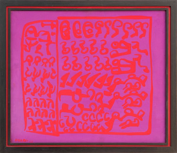 CARLA ACCARDI : Carminio - violetto  - Asta Arte moderna e contemporanea - Associazione Nazionale - Case d'Asta italiane