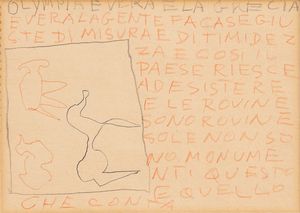 GASTONE  NOVELLI - Micene (viaggio in Grecia)