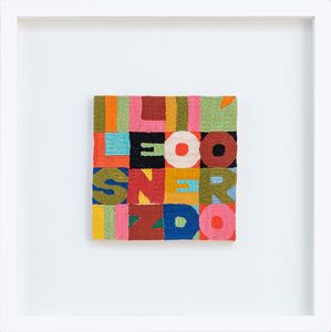 ALIGHIERO BOETTI : Il silenzio � d'oro  - Asta Arte moderna e contemporanea - Associazione Nazionale - Case d'Asta italiane