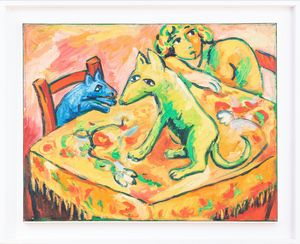 MIMMO GERMANA' : senza titolo  - Asta Arte moderna e contemporanea - Associazione Nazionale - Case d'Asta italiane