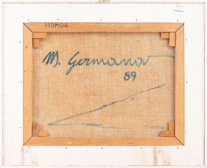 MIMMO GERMANA' : senza titolo  - Asta Arte moderna e contemporanea - Associazione Nazionale - Case d'Asta italiane