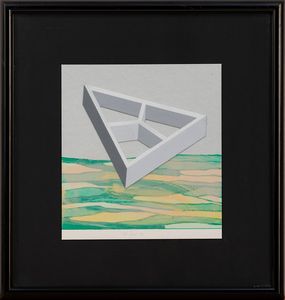 LUCIO DEL PEZZO : senza titolo  - Asta Arte moderna e contemporanea - Associazione Nazionale - Case d'Asta italiane