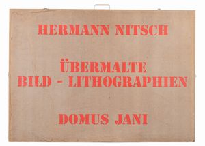 Hermann Nitsch - Uebermalte Bild Lithographien