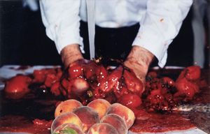 Hermann Nitsch : Santa Lucia 77. Blut. Opfer. Operation.  - Asta Arte moderna e contemporanea - Associazione Nazionale - Case d'Asta italiane