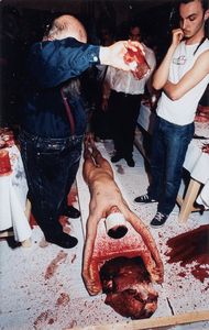 Hermann Nitsch : Santa Lucia 77. Blut. Opfer. Operation.  - Asta Arte moderna e contemporanea - Associazione Nazionale - Case d'Asta italiane