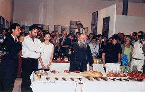 Hermann Nitsch : Santa Lucia 77. Blut. Opfer. Operation.  - Asta Arte moderna e contemporanea - Associazione Nazionale - Case d'Asta italiane