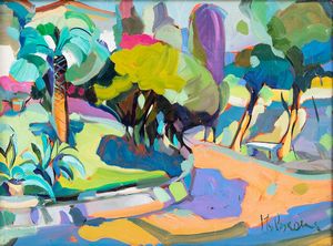 CLAUDIO MALACARNE - Giardino a Sirmione