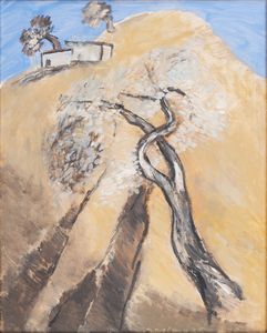 SAVERIO BARBARO - Collina bianca ulivo argento