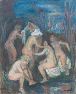 MARIO VARAGNOLO - Bagnanti