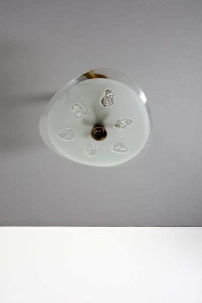 INGRAND MAX (1908 - 1969) : Lampada a sospensione 1748 per Fontana Arte  - Asta DESIGN E ARTI DECORATIVE DEL NOVECENTO Tradizionale - Associazione Nazionale - Case d'Asta italiane