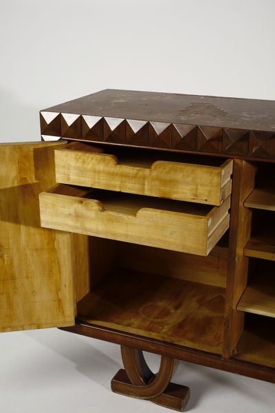 BUFFA PAOLO (1903 - 1970) : attribuito. Credenza  - Asta DESIGN E ARTI DECORATIVE DEL NOVECENTO Tradizionale - Associazione Nazionale - Case d'Asta italiane
