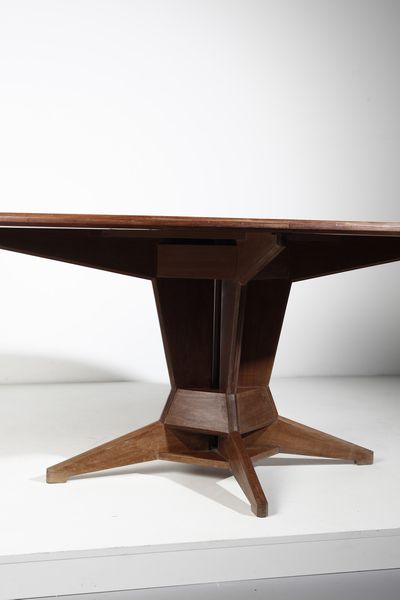 ALBINI FRANCO (1905 - 1977) : Tavolo da pranzo per Poggi  - Asta DESIGN E ARTI DECORATIVE DEL NOVECENTO Tradizionale - Associazione Nazionale - Case d'Asta italiane