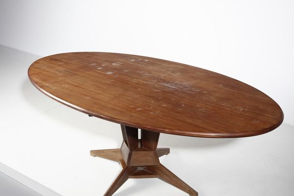 ALBINI FRANCO (1905 - 1977) : Tavolo da pranzo per Poggi  - Asta DESIGN E ARTI DECORATIVE DEL NOVECENTO Tradizionale - Associazione Nazionale - Case d'Asta italiane