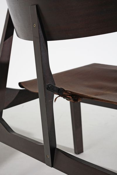 GIUSEPPE ZAMERINI : Coppia di poltrone per M.I.M Roma  - Asta DESIGN E ARTI DECORATIVE DEL NOVECENTO Tradizionale - Associazione Nazionale - Case d'Asta italiane