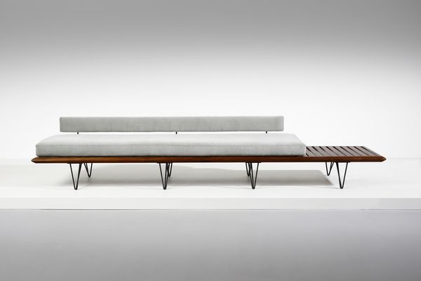 CARLO HAUNER (1927-1997) & MARTIN EISLER (1913-1977) : Daybed per Forma Mompiano  - Asta DESIGN E ARTI DECORATIVE DEL NOVECENTO Tradizionale - Associazione Nazionale - Case d'Asta italiane