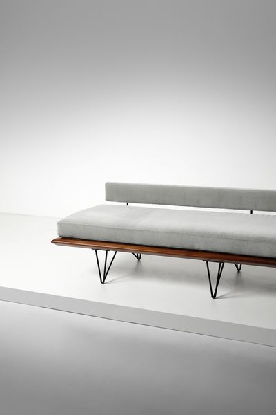 CARLO HAUNER (1927-1997) & MARTIN EISLER (1913-1977) : Daybed per Forma Mompiano  - Asta DESIGN E ARTI DECORATIVE DEL NOVECENTO Tradizionale - Associazione Nazionale - Case d'Asta italiane