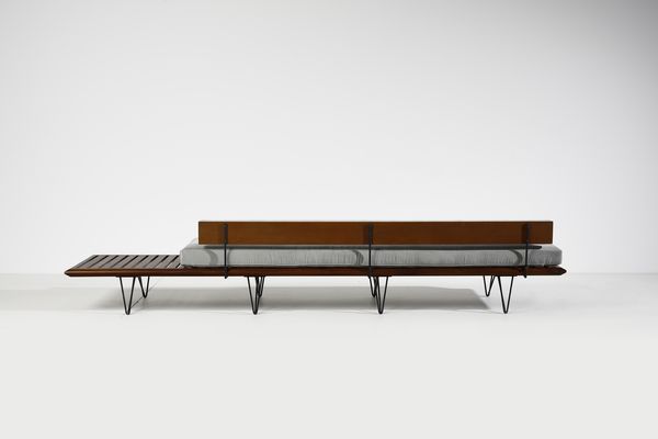CARLO HAUNER (1927-1997) & MARTIN EISLER (1913-1977) : Daybed per Forma Mompiano  - Asta DESIGN E ARTI DECORATIVE DEL NOVECENTO Tradizionale - Associazione Nazionale - Case d'Asta italiane