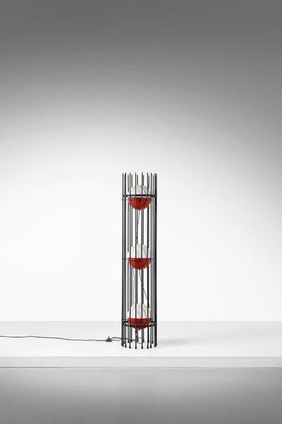 BROTTO ANGELO (1914 - 2002) : Lampada da terra per Esperia  - Asta DESIGN E ARTI DECORATIVE DEL NOVECENTO Tradizionale - Associazione Nazionale - Case d'Asta italiane