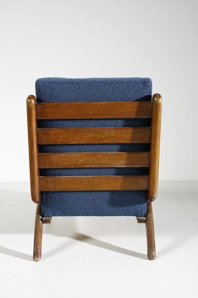 DE CARLI CARLO (1910 - 1999) : Coppia di poltrone per Cassina  - Asta DESIGN E ARTI DECORATIVE DEL NOVECENTO Tradizionale - Associazione Nazionale - Case d'Asta italiane