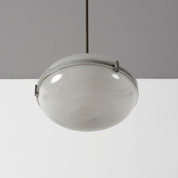 AGNOLI TITO (1931 - 2012) : Coppia lampade a sospensione per O-Luce  - Asta DESIGN E ARTI DECORATIVE DEL NOVECENTO Tradizionale - Associazione Nazionale - Case d'Asta italiane