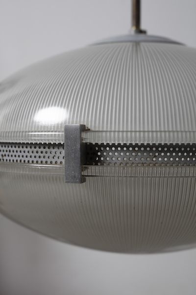 AGNOLI TITO (1931 - 2012) : Coppia lampade a sospensione per O-Luce  - Asta DESIGN E ARTI DECORATIVE DEL NOVECENTO Tradizionale - Associazione Nazionale - Case d'Asta italiane