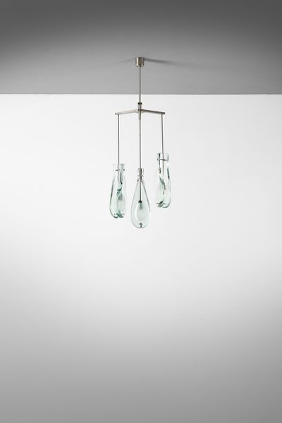 INGRAND MAX (1908 - 1969) : Lampada a sospensione 2338 per Fontana Arte  - Asta DESIGN E ARTI DECORATIVE DEL NOVECENTO Tradizionale - Associazione Nazionale - Case d'Asta italiane