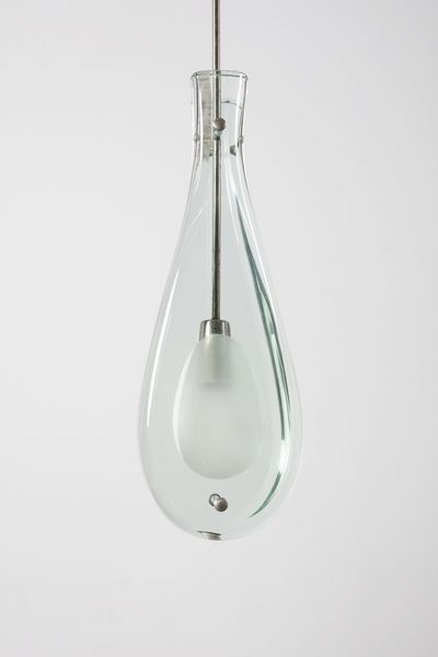 INGRAND MAX (1908 - 1969) : Lampada a sospensione 2338 per Fontana Arte  - Asta DESIGN E ARTI DECORATIVE DEL NOVECENTO Tradizionale - Associazione Nazionale - Case d'Asta italiane