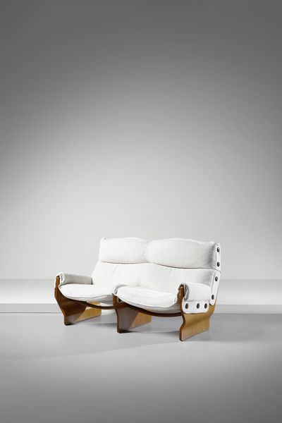 BORSANI OSVALDO (1911 - 1985) : Divano Canada per Tecno  - Asta DESIGN E ARTI DECORATIVE DEL NOVECENTO Tradizionale - Associazione Nazionale - Case d'Asta italiane