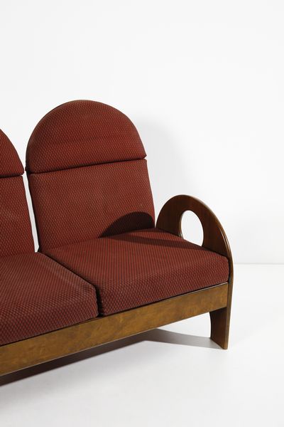 AULENTI GAE (1927 - 2012) : Divano Arcate per Poltronova  - Asta DESIGN E ARTI DECORATIVE DEL NOVECENTO Tradizionale - Associazione Nazionale - Case d'Asta italiane