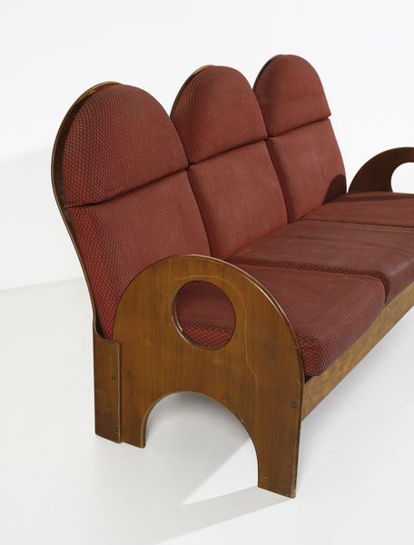 AULENTI GAE (1927 - 2012) : Divano Arcate per Poltronova  - Asta DESIGN E ARTI DECORATIVE DEL NOVECENTO Tradizionale - Associazione Nazionale - Case d'Asta italiane