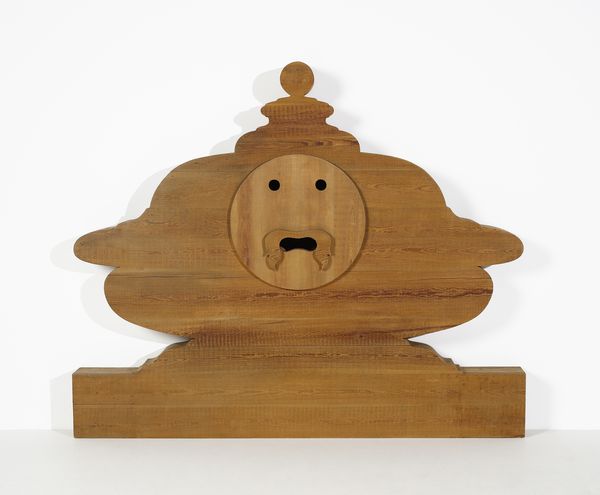 CEROLI MARIO (n. 1938) : Bocca della verit�.Testata di letto matrimoniale della serie Mobili nella valle  - Asta DESIGN E ARTI DECORATIVE DEL NOVECENTO Tradizionale - Associazione Nazionale - Case d'Asta italiane