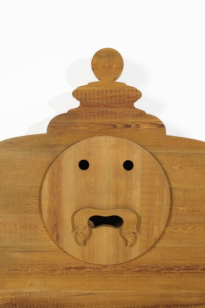 CEROLI MARIO (n. 1938) : Bocca della verit�.Testata di letto matrimoniale della serie Mobili nella valle  - Asta DESIGN E ARTI DECORATIVE DEL NOVECENTO Tradizionale - Associazione Nazionale - Case d'Asta italiane