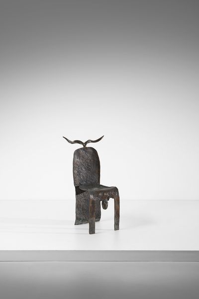 MATTA ROBERTO SEBASTIAN ANTONIO (1911 - 2002) : Sedia con le corna  - Asta DESIGN E ARTI DECORATIVE DEL NOVECENTO Tradizionale - Associazione Nazionale - Case d'Asta italiane