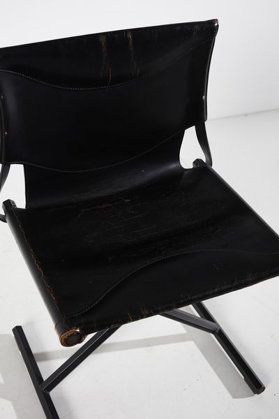 SCARPA AFRA (1937 -2011) & TOBIA (n. 1935) : Sei sedie Bisante S1 per Goppion  - Asta DESIGN E ARTI DECORATIVE DEL NOVECENTO Tradizionale - Associazione Nazionale - Case d'Asta italiane