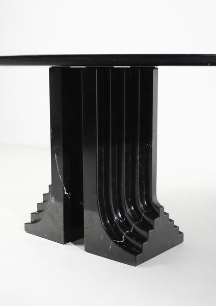 SCARPA CARLO (1906 - 1978) : Tavolo Samo per Simon  - Asta DESIGN E ARTI DECORATIVE DEL NOVECENTO Tradizionale - Associazione Nazionale - Case d'Asta italiane