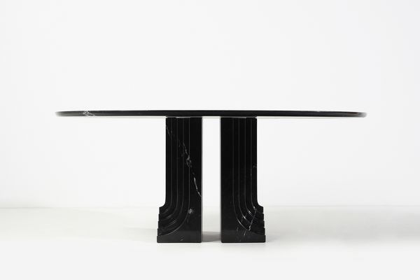 SCARPA CARLO (1906 - 1978) : Tavolo Samo per Simon  - Asta DESIGN E ARTI DECORATIVE DEL NOVECENTO Tradizionale - Associazione Nazionale - Case d'Asta italiane