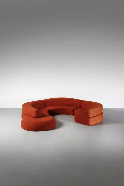 CHIGGIO ENNIO (n. 1938) : Divano Environ Zero per Nikol  - Asta DESIGN E ARTI DECORATIVE DEL NOVECENTO Tradizionale - Associazione Nazionale - Case d'Asta italiane
