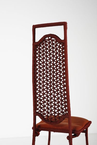 CECCHI MARZIO (1940 - 1990) : Sei sedie per Most, Firenze  - Asta DESIGN E ARTI DECORATIVE DEL NOVECENTO Tradizionale - Associazione Nazionale - Case d'Asta italiane