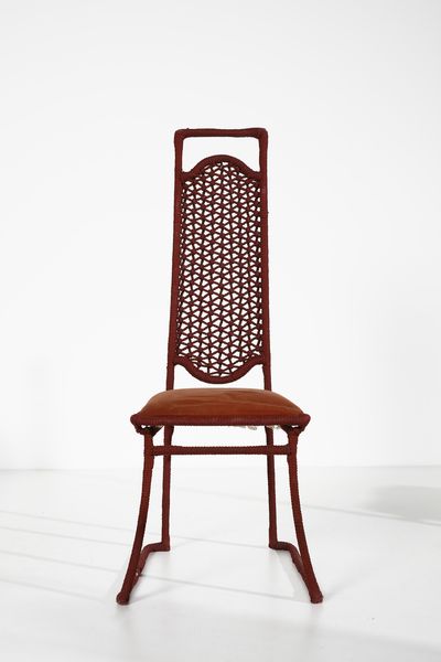 CECCHI MARZIO (1940 - 1990) : Sei sedie per Most, Firenze  - Asta DESIGN E ARTI DECORATIVE DEL NOVECENTO Tradizionale - Associazione Nazionale - Case d'Asta italiane