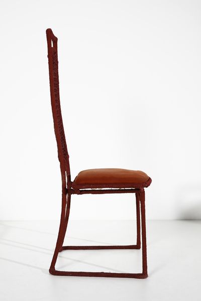 CECCHI MARZIO (1940 - 1990) : Sei sedie per Most, Firenze  - Asta DESIGN E ARTI DECORATIVE DEL NOVECENTO Tradizionale - Associazione Nazionale - Case d'Asta italiane